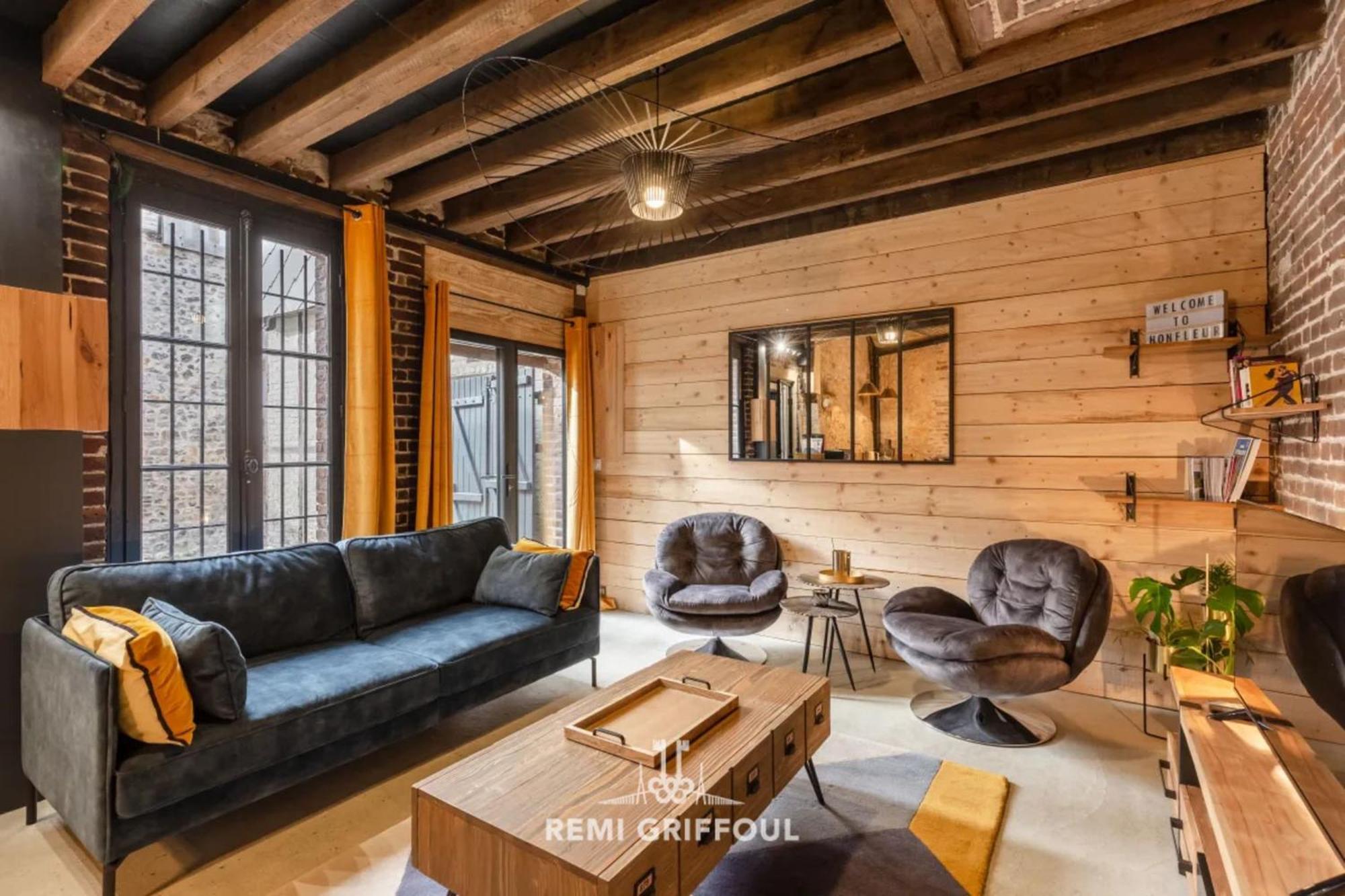 L'Atelier D'Elea 4 Terrace - Industrial-Chic In The Heart Of Honfleur Ferienhaus