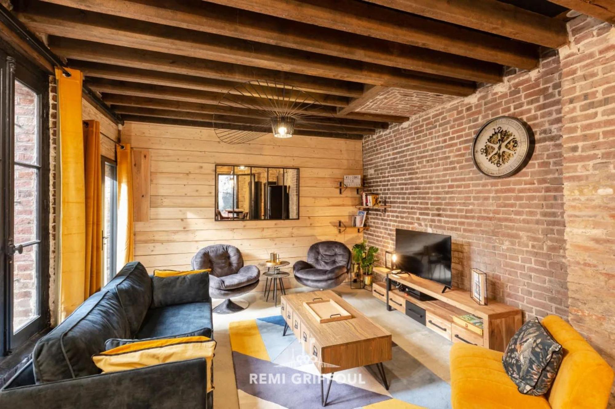Ferienhaus L'Atelier D'Elea 4 Terrace - Industrial-Chic In The Heart Of Honfleur *